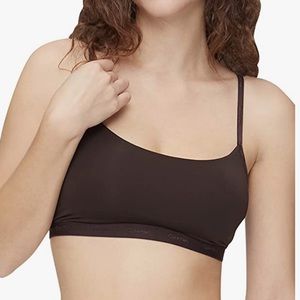 Calvin Klein lightly lined bralette with removable padding
